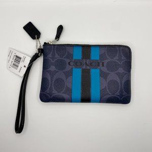 Coach Varsity Stripe Small Wristlet